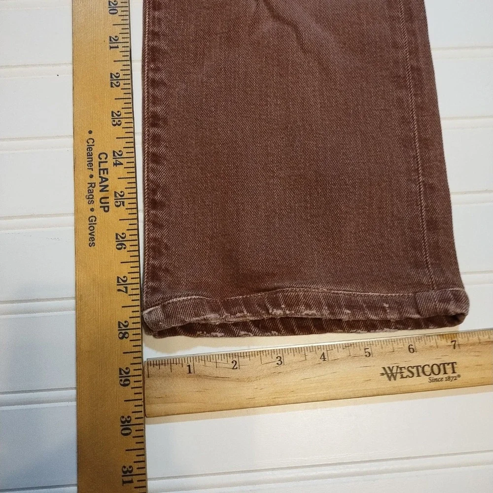 Romualdo Sartoria Brown Straight Leg Denim Jeans‎ Mens 32 Classic Luxury Italian